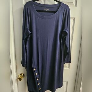 Lilly Pulitzer Maddox UPF 50+ Dress True Navy XXL